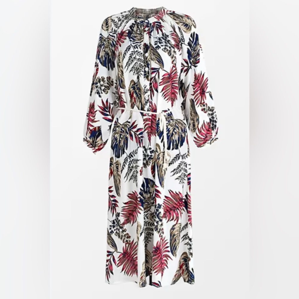 Floral Print Belted Dress